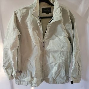 YISHION light mint jacket size large